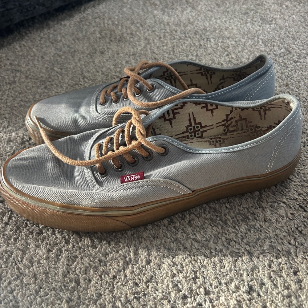 Vans Gray and Brown Men's Sneakers